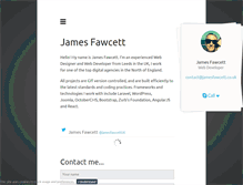 Tablet Screenshot of jamesfawcett.co.uk
